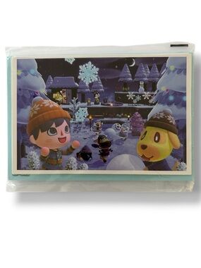 🦋 5/$25 - Animal Crossing: New Horizons Holiday Greeting Cards Nintendo (2021)